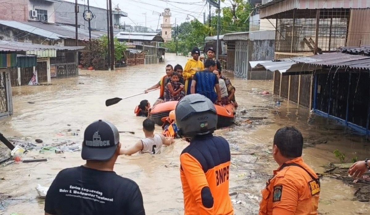 Curah Hujan Tinggi, dan Sistem Drainase Buruk Picu Banjir Besar di Medan