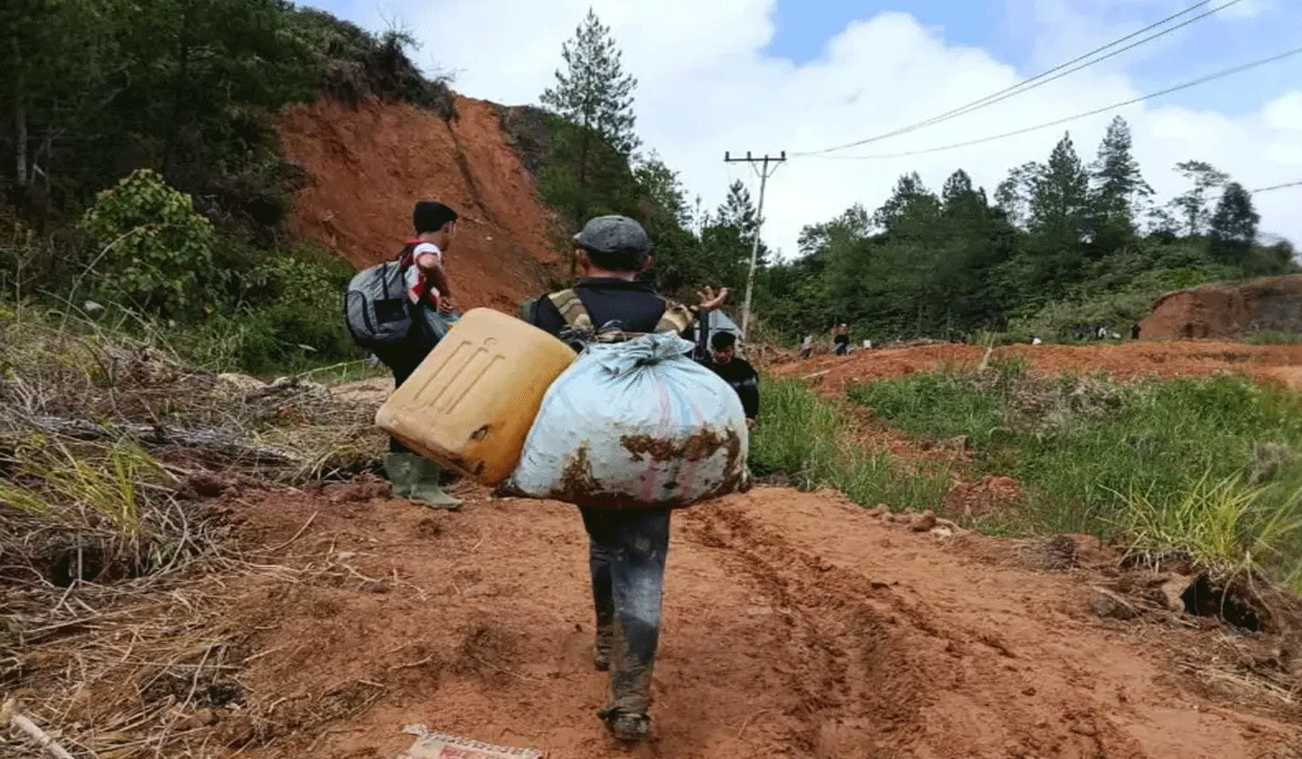 Bencana di Bener Meriah Membuat Warga Terancam Kelaparan Panjang Akibat terisolasi 