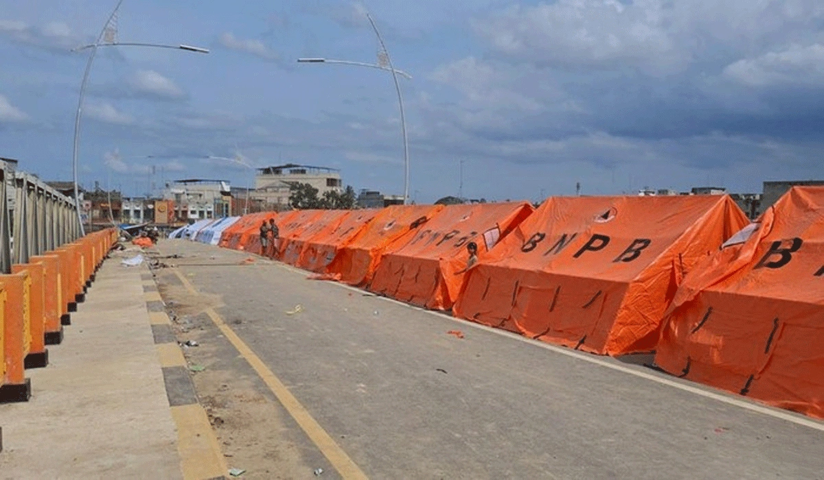 Tenda BNPB Tiba-Tiba Muncul, Ini Murni Bantuan Atau Karna Kunjungan Pejabat