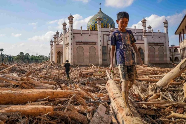 Desa Sekumur di Aceh Tamiang Hilang Disapu Banjir, Hanya Tersisa Masjid