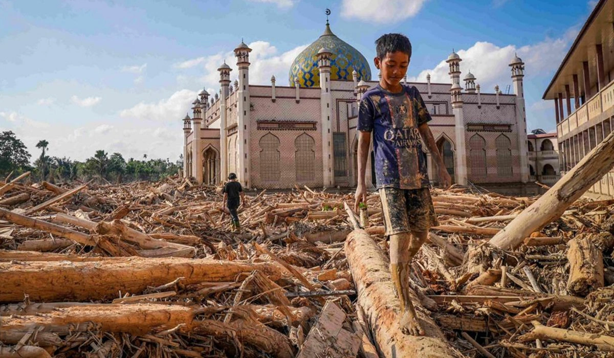 Desa Sekumur di Aceh Tamiang Hilang Disapu Banjir, Hanya Tersisa Masjid