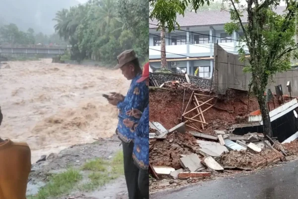 Sukabumi Darurat! Jalan Jadi Sungai, Rumah & Sekolah Hanyut Disapu Arus!