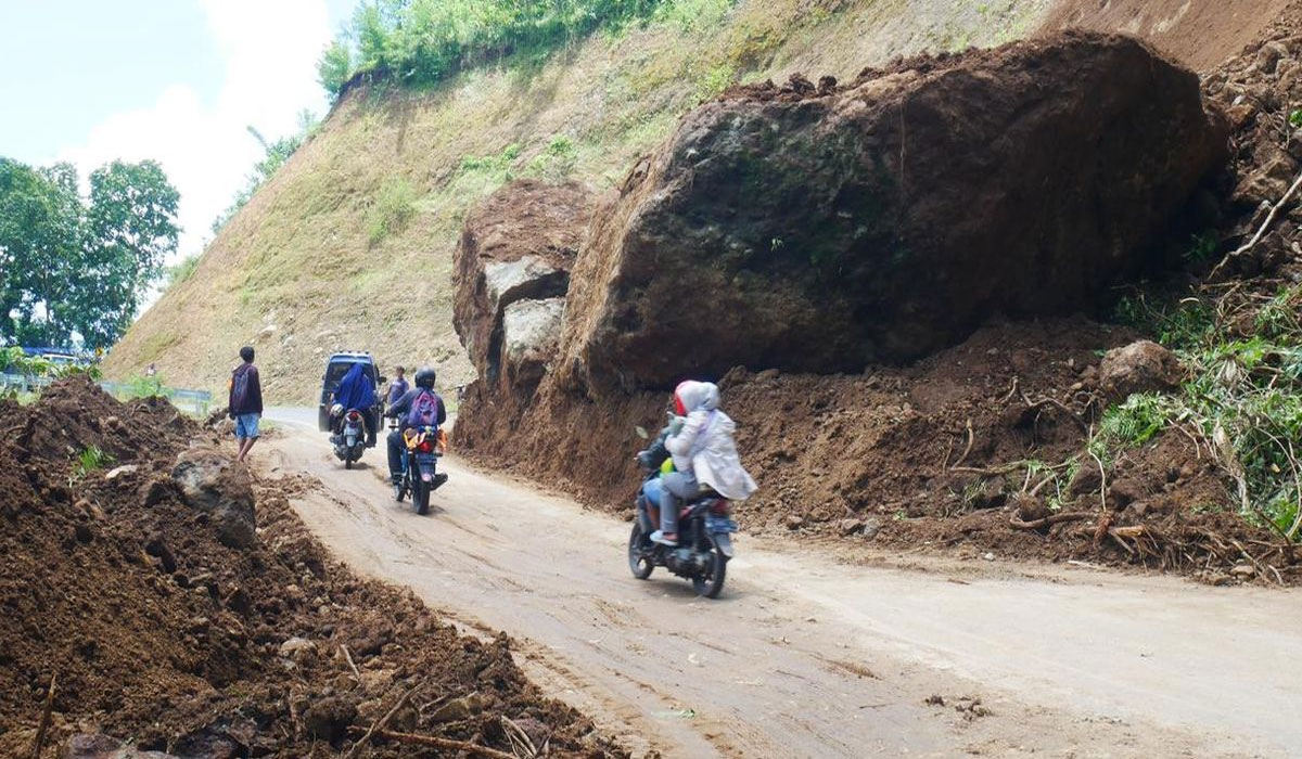 BREAKING! Jalur Selatan Garut Kembali Normal Usai Tertutup Longsor, Ini Kondisi